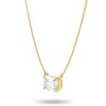 Emerald Cut Lab Grown Diamond Pendant Necklace