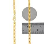 10k Yellow Gold Franco Box Chain Necklace 20