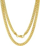 14K Gold Cuban Link Chain Necklace for Everyone