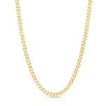 14k Gold Cuban Chain Necklace for Men & Women