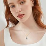 2 Carat Round Cut Diamond Pendant Necklace