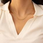 14k Gold Cuban Chain Necklace for Men & Women