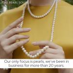 14K Gold Real Pearl Necklace with AAA+ Quality Pearls