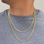 10K Yellow Gold Cuban Link Chain Necklace