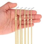 10K Yellow Gold Cuban Link Chain Necklace