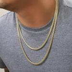 10K Yellow Gold Cuban Link Chain Necklace