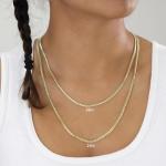18k Yellow Gold Miami Cuban Link Chain Necklace