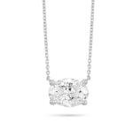 IGI Certified 1.5 Carat Oval Lab Grown Diamond Pendant
