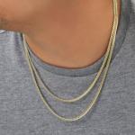 18k Yellow Gold Miami Cuban Link Chain Necklace
