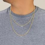18K Yellow Gold Miami Cuban Link Chain Necklace