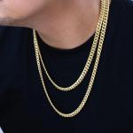 14K Yellow Gold Miami Cuban Link Necklace