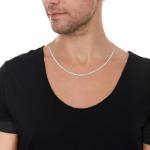 14k White Gold Herringbone Necklace and Bracelet Set
