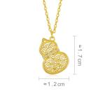 24K Gold WULU Necklace for Women by CHOW SANG SANG