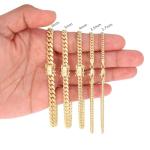 18K Yellow Gold Miami Cuban Link Chain Necklace