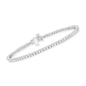 Ross-Simons 2.00 ct. t.w. Lab-Grown Diamond Tennis Bracelet in Sterling Silver. 7 inches