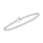 Ross-Simons 2.00 ct. t.w. Lab-Grown Diamond Tennis Bracelet in Sterling Silver. 7 inches