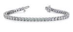 2 Carat 14K White Gold Classic Stackable LAB GROWN Diamond Tennis Bracelet 4 Prong Ultra Premium Collection (E-F Color, VS2-SI1 Clarity)