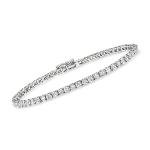 Ross-Simons 5.00 ct. t.w. Lab-Grown Diamond Tennis Bracelet in 14kt White Gold. 7 inches