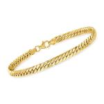 Ross-Simons Italian 14kt Gold Cuban-Link Bracelet