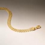 Ross-Simons Italian 18kt Yellow Gold Bismark-Link Bracelet. 7 inches