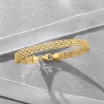 Ross-Simons Italian 18kt Yellow Gold Bismark-Link Bracelet. 7 inches