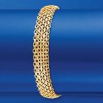 Ross-Simons Italian 14kt Yellow Gold Bismark-Link Bracelet. 7.5 inches