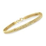 Italian 18kt Yellow Gold Cuban-Link Bracelet