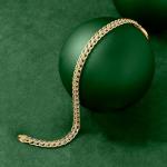 Ross-Simons Italian 18kt Yellow Gold Flat-Link Chain Bracelet. 7.5 inches