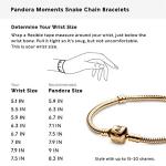 PANDORA Jewelry Moments Gold Clasp Charm Gold 14K Bracelet, 9.0"