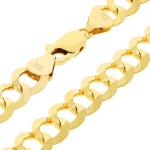 10k Yellow Gold Cuban Curb Link Chain Bracelet