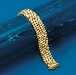 Italian 14kt Yellow Gold Riso-Link Bracelet