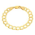 10k Yellow Gold Cuban Curb Link Chain Bracelet