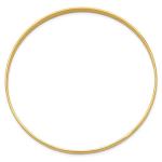 14K Yellow Gold 4mm Half Round Bangle Bracelet