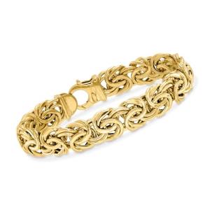 Ross-Simons 14kt Yellow Gold Byzantine Bracelet. 7 inches