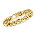14kt Yellow Gold Byzantine Bracelet - 7 inches