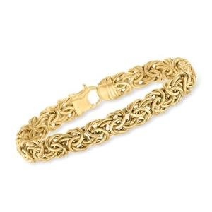 Ross-Simons 10kt Yellow Gold Byzantine Bracelet. 7 inches