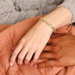 Yellow Gold Byzantine Bracelet - 10kt, 7 Inches