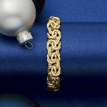 14kt Yellow Gold Byzantine Bracelet - 7 inches