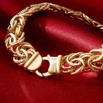 14kt Yellow Gold Byzantine Bracelet - 7 inches