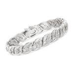 Diamond Bracelet in Sterling Silver, 1.00 ct. t.w
