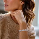 Diamond Bracelet in Sterling Silver, 1.00 ct. t.w