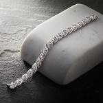 Diamond Bracelet in Sterling Silver, 1.00 ct. t.w
