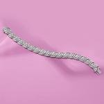 Diamond Bracelet in Sterling Silver, 1.00 ct. t.w