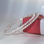 Diamond Tennis Bracelet in Sterling Silver, 3.00 ct