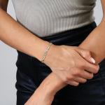 14K Yellow Gold Cuban Link Chain Bracelet 8