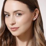 14K White Gold stud earrings With 2 Carat Lab Grown Diamond, IGI Certified LAB GROWN Diamond Earrings 4 Prong Push Back (E-F Color, VVS-VS), Stud Earrings For Women, Gift For Her