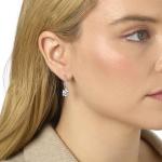 IGI Certified 2 Carat Lab Grown Diamond Dangle Drop Earrings for Women I 14k White Gold Earrings (G-H, VS1-VS2, 2 cttw) 4-Prong Set Brilliant Cut Diamond Leverback by Carbon Atelier