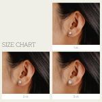 Gilded 2 Carat Total Weight IGI Certified Lab-Grown Diamond 14KT Yellow Gold Stud Earrings for Women| Hypoallergenic Fine Gold Jewelry | 4-Prong Basket, Screw Back Nut | VSI1 Clarity, E-F Color, Round Cut