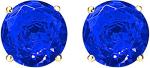 Houston Diamond District 1/2 0.5 Carat Total Weight Emerald Solitaire Stud Earrings Pair Platinum Popular Premium Collection Push Back