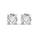 14K White Gold Lab Grown Diamond Stud Earrings